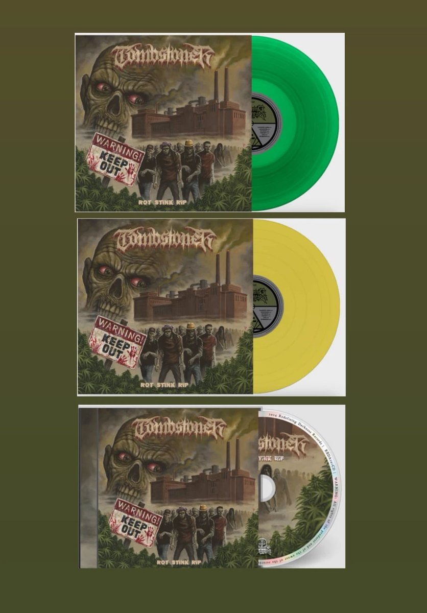 PRE-ORDER your physical copy of Tombstoner's 'ROT STINK RIP' now. Vinyl is available in 2 colour variants. 👇🏻 #preorder #tombstoner #rotstinkrip #metaltwitter 
tombstoner-us.bandcamp.com/album/rot-stin…