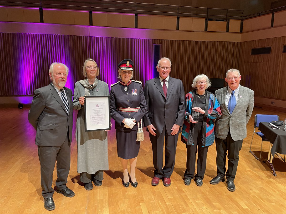 Many congratulations to the Saffron Hall Volunteers on winning the highly prestigious <a href="/KingsAwardVS/">The King's Award</a> your work not only helps provide the truly outstanding musical offering <a href="/SaffronHallSW/">Saffron Hall</a> but also together with <a href="/AngliaRuskin/">ARU</a> help organise #togetherinsound for #dementia sufferers.