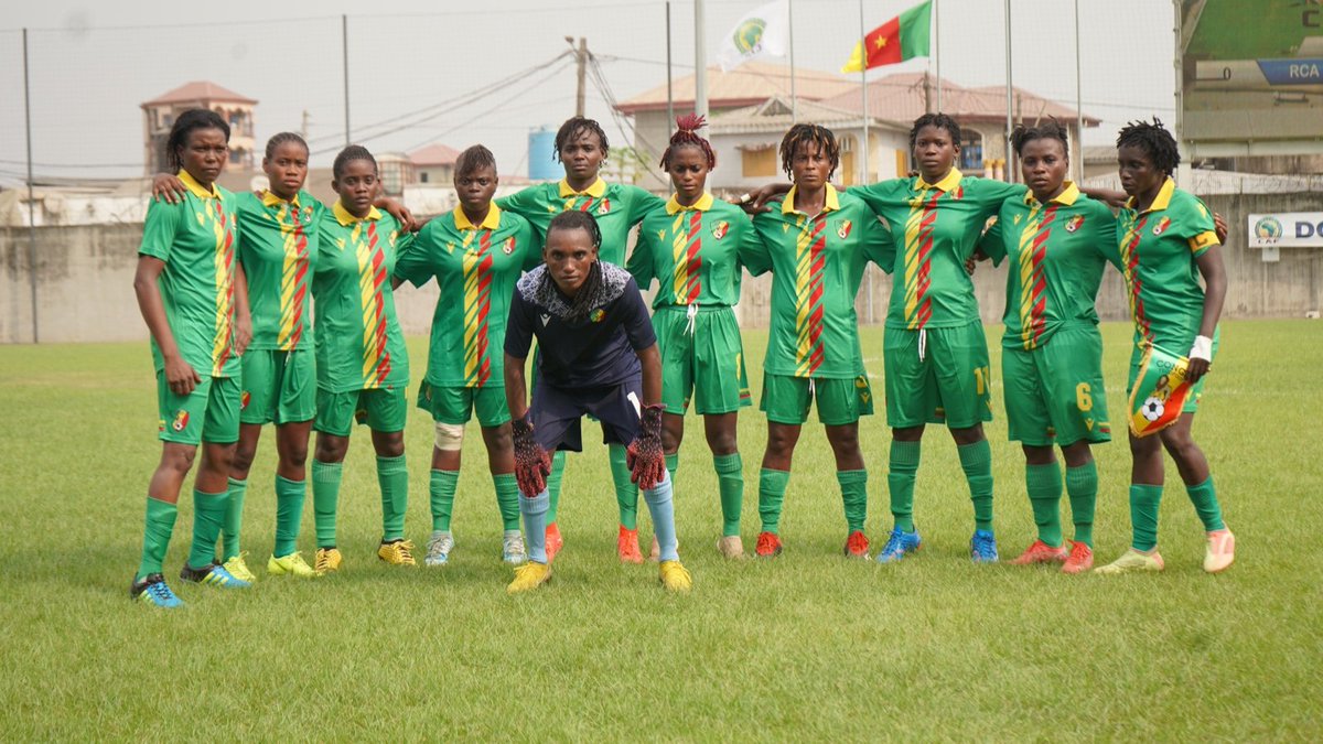 angulesley442's tweet photo. Match Day 3
2023 UNIFFAC U-20 Women's championship:
Full-time at the Bepanda Omnisport Annex stadium
RCA U-20 🇨🇫 2- 3 Congo U-20 🇨🇬
Daviella Wielemen Padou 12', Christelle Sylviane 42' /Destiné Malembe 14',Chaida Mabonzo 47', 68'
#RCACON
#UNIFFACU-20WC https://t.co/bD9kCSpeHZ