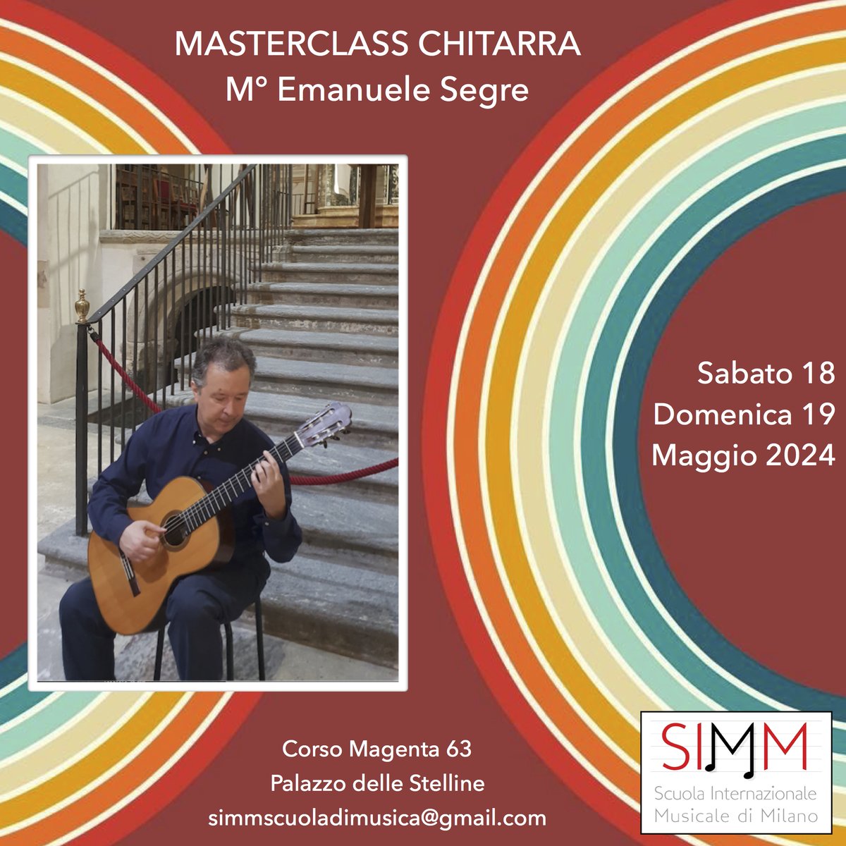 EmanueleSegre's tweet photo. MASTERCLASS
Scuola Internazionale Musicale di Milano
18 e 19 maggio 2024
Info: https://t.co/YqdUaFTRNE https://t.co/TxLNXoAwP6