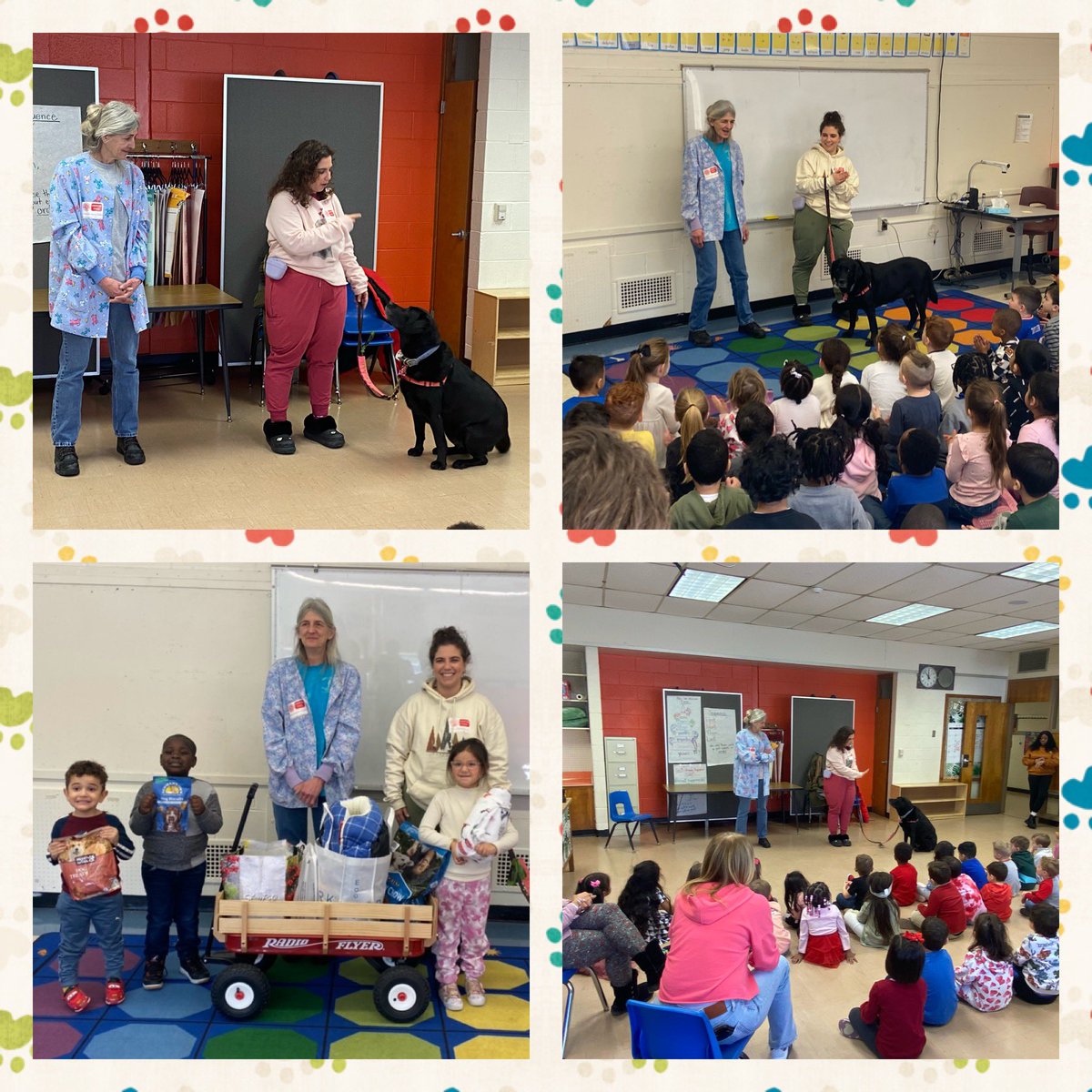 The Jersey Shore Animal Shelter visited our preschool students to celebrate the end of our unit study on pets! A special thank you to all of the families that donated to the shelter. 🐾 @MsKWeldon @VonaKristin @MLopusznick @DPalaia @MrJBosmans @tiffanysorto0 #SpartanLegacy