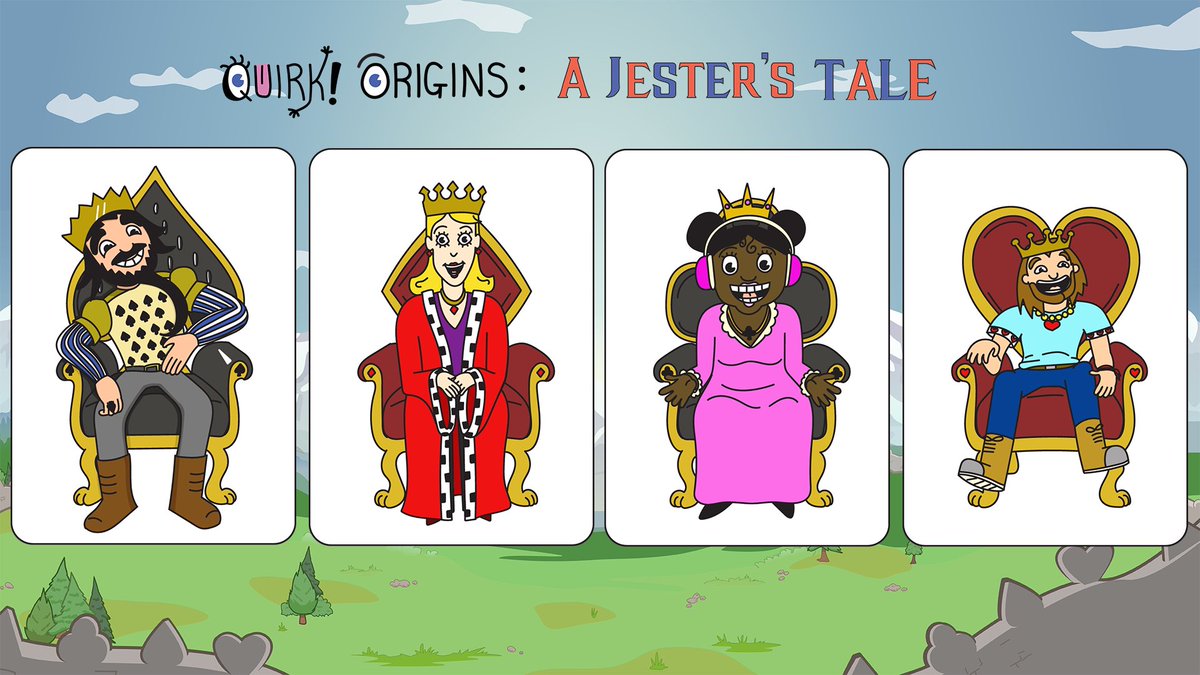 EmmerseStudios's tweet photo. Meet the royals of Playcardia, awaiting a Jester to entertain them!

Wishlist Quirk! Origins: A Jester’s Tale on Steam. https://t.co/ubjEnFjjoN