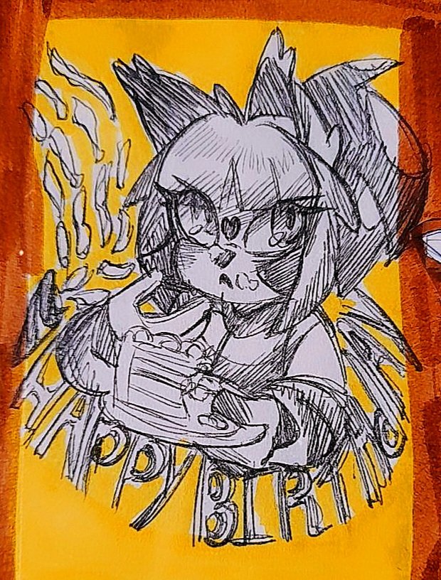 Yesterday on the server we gave gifts for Valentine's Day and also for the birthday of one of the members! @niku_wee, happy birthday baby, sorry for not giving it to you in person but I hope you enjoyed your day. 😌✨️💜✨️🙌🏻✨️🌈✨️🎁✨️ #sketchbook #SonicTheHedgehog