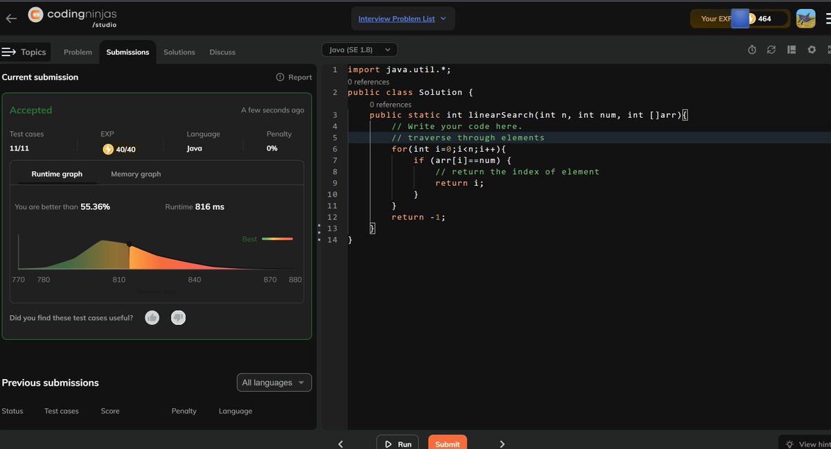 kumkum_41963's tweet image. #100DaysOfCode #StriverA2ZDSA
Day🗓️ 24 of DSA!    
-Rotate array by one place
-Rotate array by k places
-Linear search

P.S : I didn&apos;t post anything yesterday.