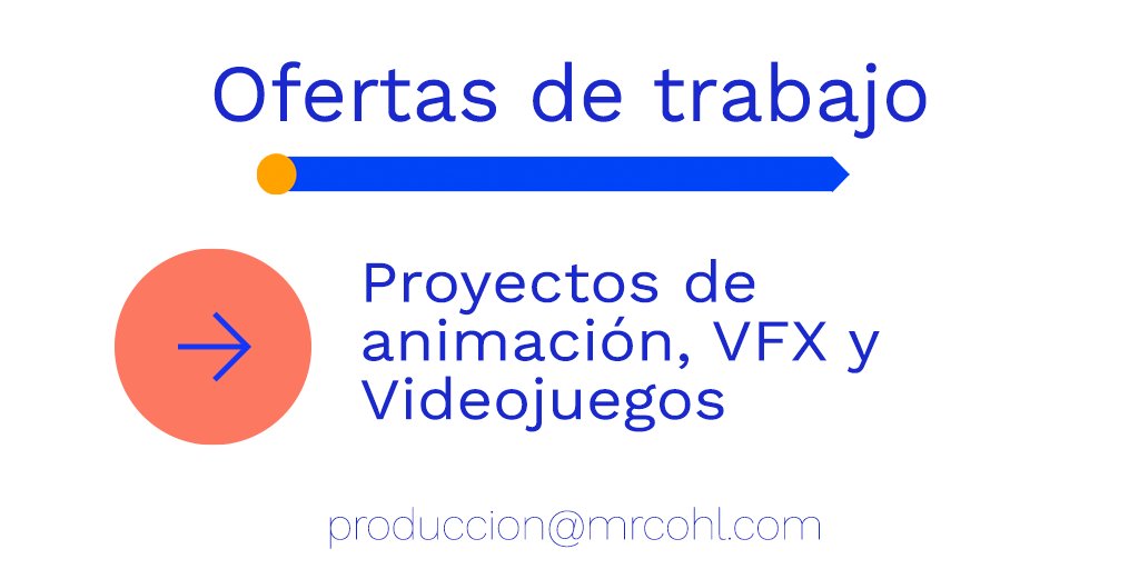 MrCohl's tweet photo. Ofertas de trabajo en nuestra página web de @MrCohl 
¡No pierdas más tiempo y descubre cuál puede ser tu próximo paso profesional!
Comparte con tus amigos o colegas de profesión, les podría interesar! Suerte!
👉 https://t.co/svK0kWSPdL

#trabajo #3D #2D #ProducciónDeAnimación https://t.co/nQ8qqoq8tf