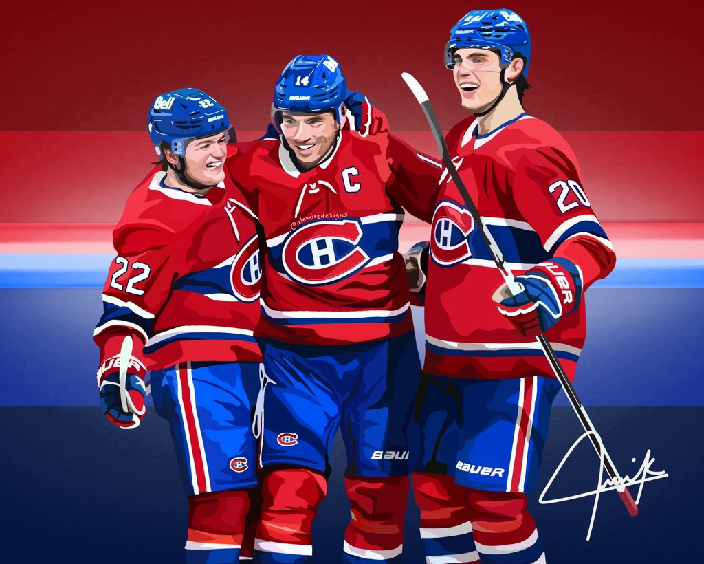 You’ve waited long enough THE FIRST LINE 🚨🫡 #gohabsgo #hockeytwitter #habs @CanadiensMTL @NHL @TheHockeyNews @nsuzuki_37 @colecaufield @jurislaff @ChantalMachabee