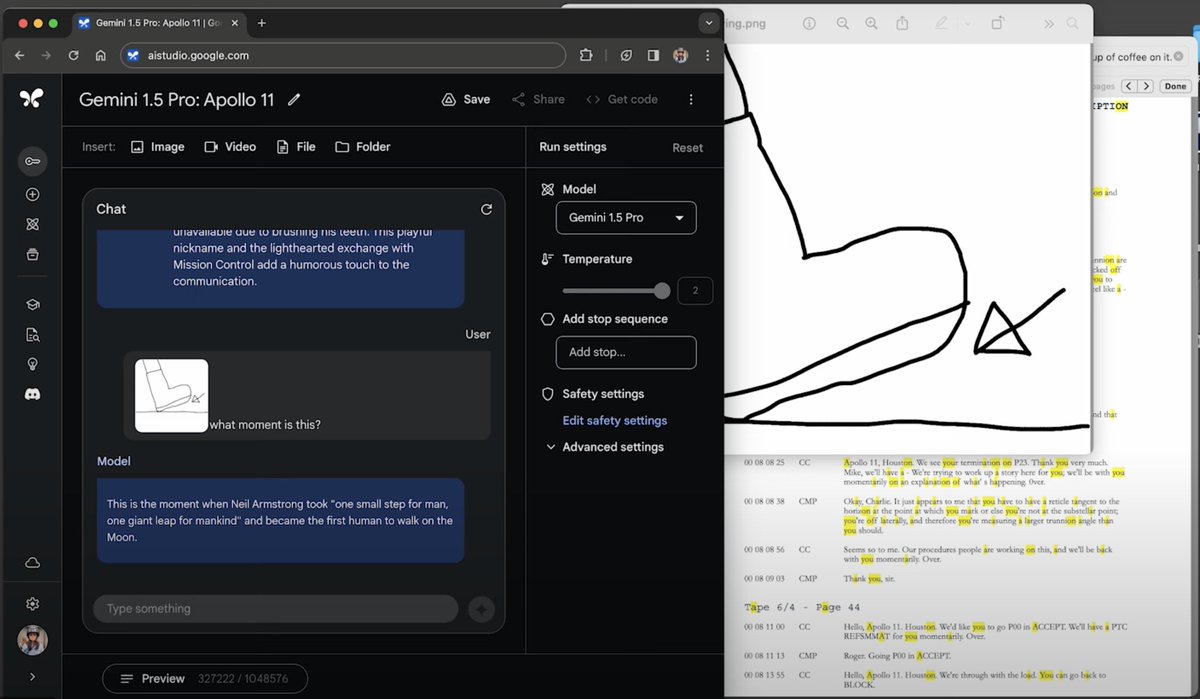 🚨 Google just released Gemini 1.5 Pro - it's INSANE. You can interact ...