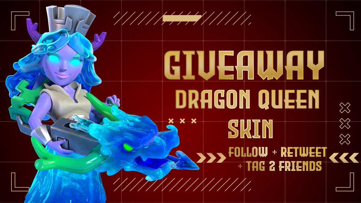 ‼️Giveaway Dragon Queen Skin‼️

How to enter: 
✅️ Follow <a href="/Philipp_CoC/">Philipp</a> &amp; @Synchroniic
✅️ Retweet 
✅️ Tag 2 friends

Optional: 
➡️ discord.gg/synchronicgami…⬅️

✨️ Join the discord for future giveaways/events goodluck 🤙