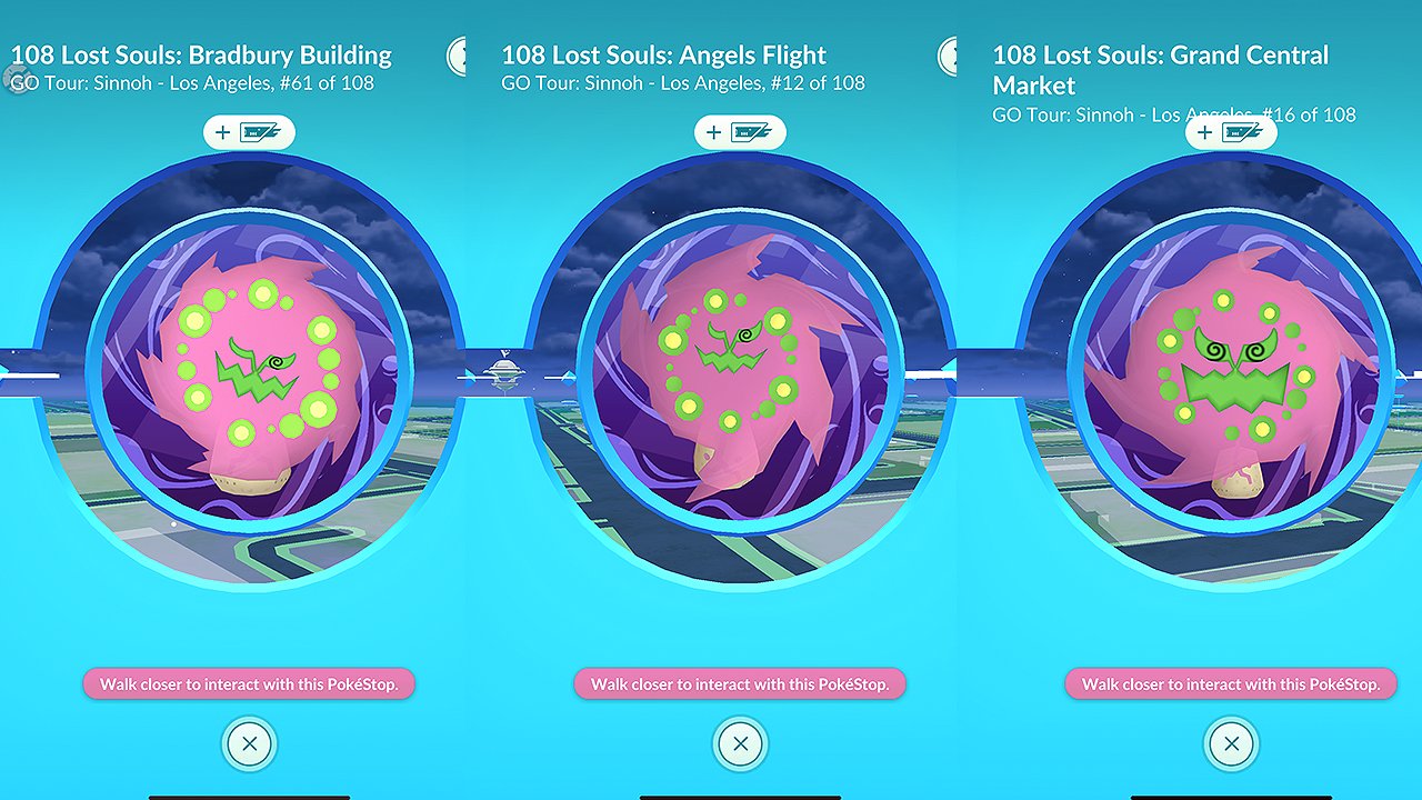 BrandonTan91 on X: "To #PokemonGO Trainers in Los Angeles, I'll be doing a  City Walk tour in Downtown tmr, 16Feb, raiding, grinding & walking to 10  different Spiritomb Pokestops to complete the