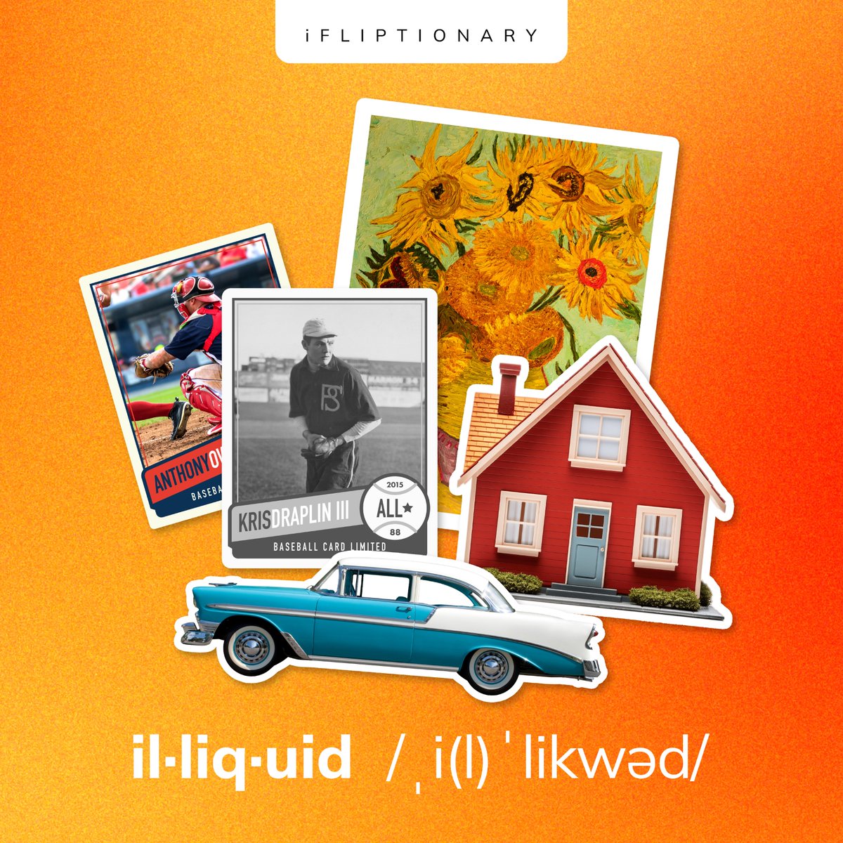 Liquidity is how easily you can convert something into cash without losing its value. Assets like expensive artwork and vintage cars—while awesome—are generally illiquid, meaning they’re harder to quickly flip without losing value than stocks, bonds, or money market investments.