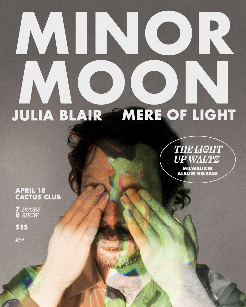 Sam Cantor (@minormoooon) on Twitter photo announcement!!! we’ll be doing an album release show in Milwaukee on 4.18 at <a href="/CactusClubMKE/">Cactus Club</a> and we’ll be joined by the glorious Julia Blair & Mere of Light :: tickets - venuepilot.co/events/98658/o… announcement!!! we’ll be doing an album release show in Milwaukee on 4.18 at <a href="/CactusClubMKE/">Cactus Club</a> and we’ll be joined by the glorious Julia Blair & Mere of Light :: tickets - venuepilot.co/events/98658/o…