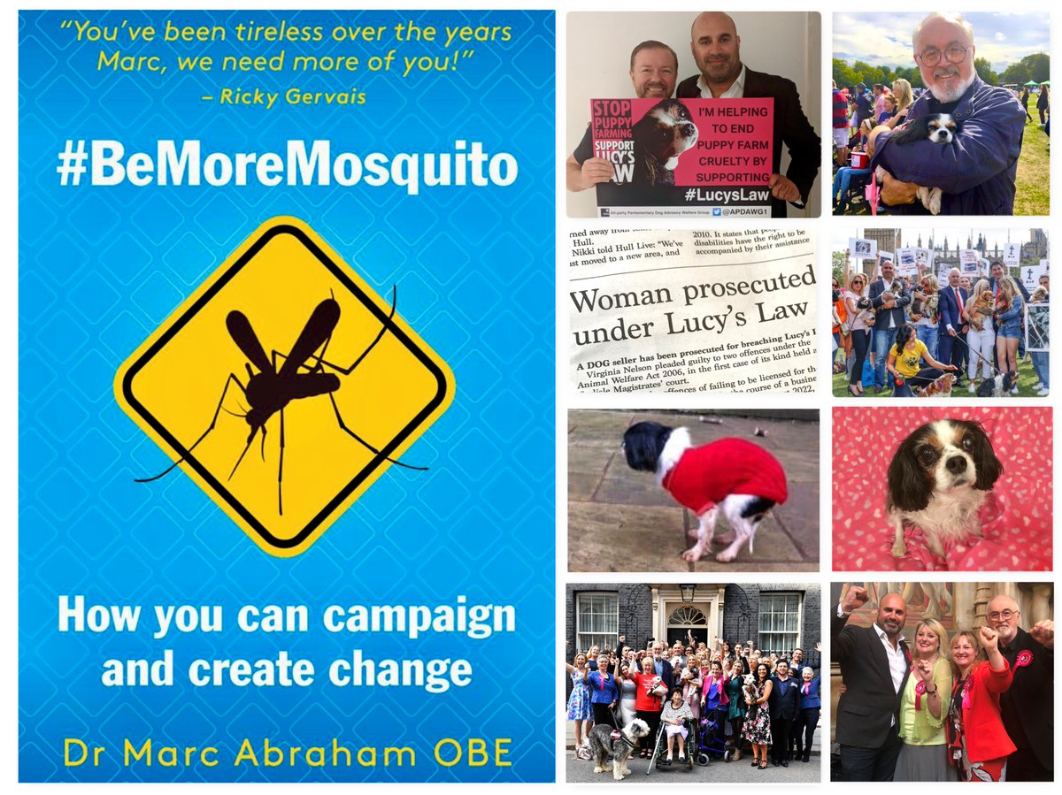 Fancy being part of positive change in 2024? Raise awareness? Shift public behaviour? Maybe improve legislation? Check out my handbook for grassroots campaigners full of useful tips. Cover quote from @rickygervais & foreword by @PeterEgan6: amazon.co.uk/Be-More-Mosqui… #BeMoreMosquito