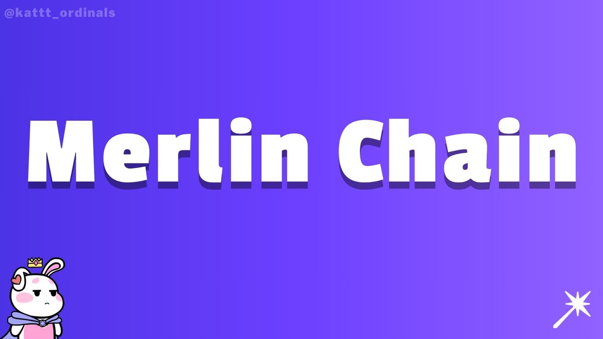 Merlin Chain and its new token $MERL have been mentioned repeatedly in alpha chats these days.

Here’s everything you need to know about Merlin🔮🧙‍♀️

(1/9)