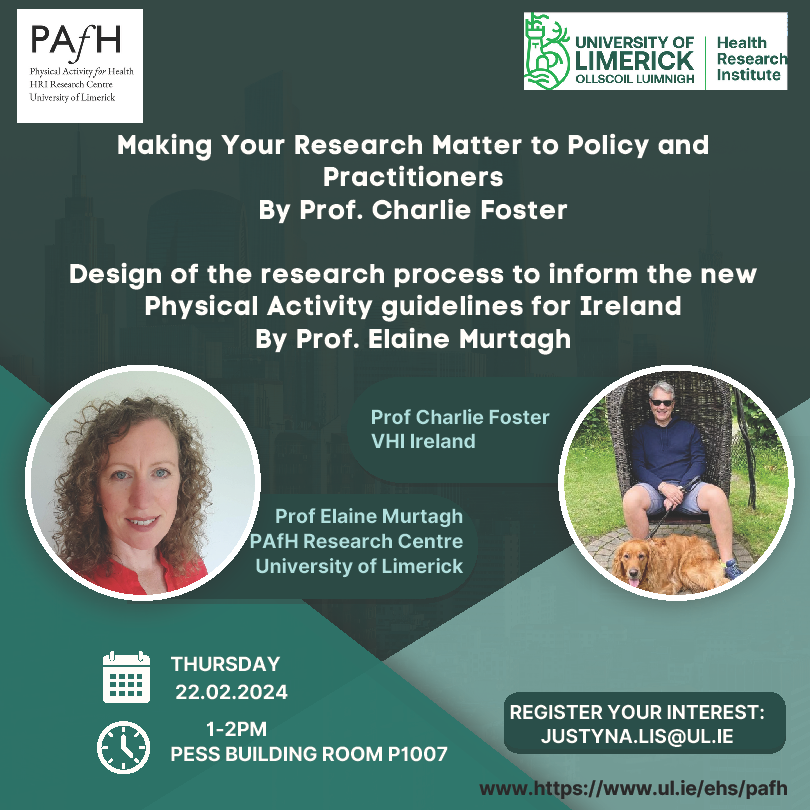 Join us in @PessLimerick for this @HRI_UL and @PAfH_UL seminar on the 22nd February! Details ⬇️