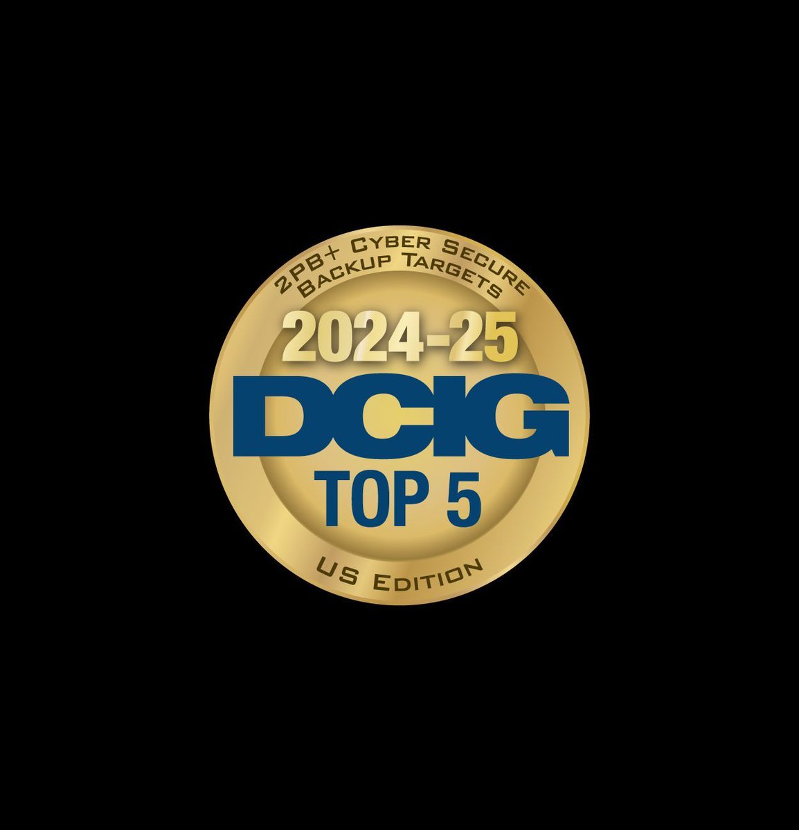 ExaGrid's new EX189 appliance has been recognized as a TOP 5 backup target in the '2024-25 DCIG TOP 5 2PB+ Cyber Secure Backup Target U.S. Edition Report.' Check out the @dcigllc report: buff.ly/3UJP1Oa #ExaGrid #TieredBackupStorage #Cybersecurity