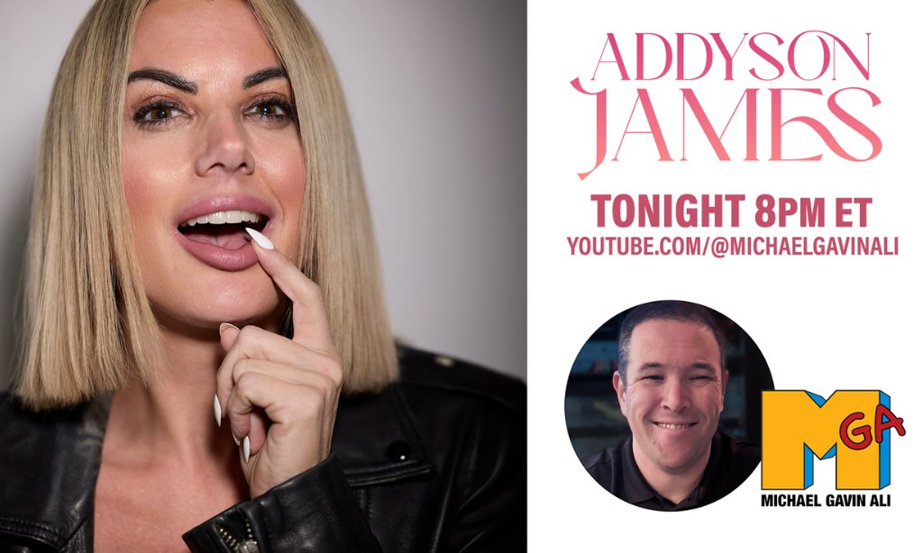Addyson James Appears on the 'Michael Gavin Ali Show' https//t.co