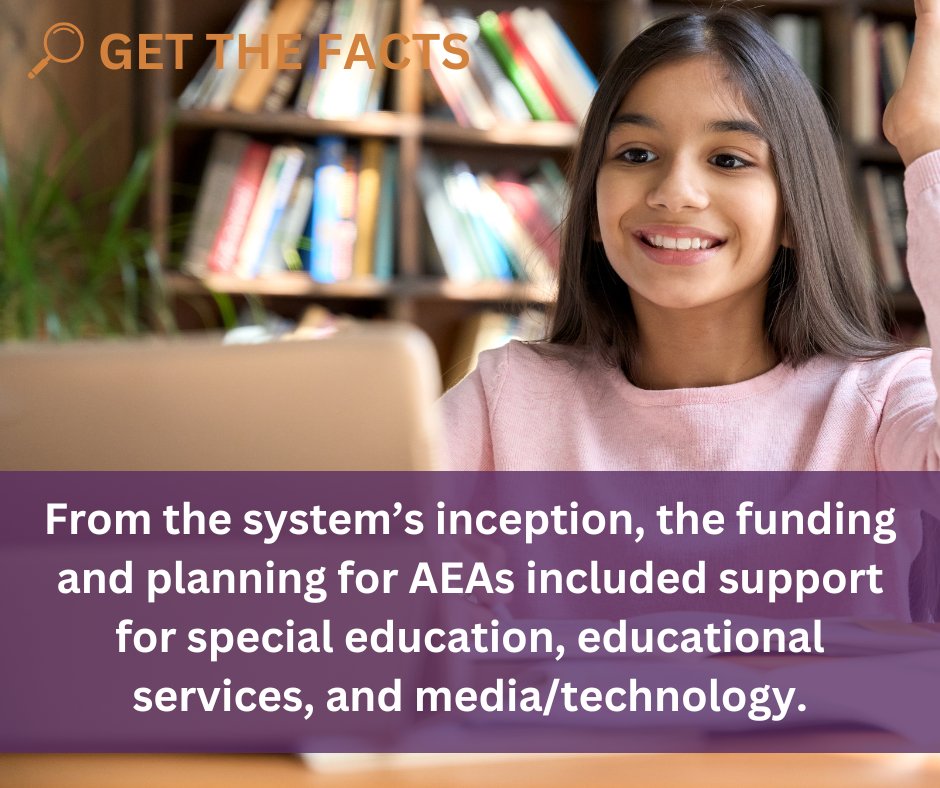 iowa_aea's tweet image. From the beginning AEAs have been widely regarded as one of the country's finest systems of intermediate services, providing Special Education services, Educational services &amp;amp; Media/Technology services to support children, families &amp;amp; educators. ow.ly/Yc3E50QuUiX