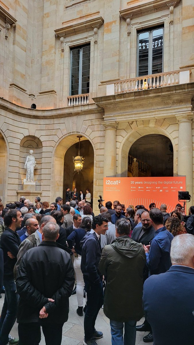 sergi_novo's tweet photo. Felicitats @i2CAT!🎂 Ens sumem al 20è aniversari fent costat a l'organitzacio de referència en #recerca i #innovació d’excel·lència a #Catalunya i #Europa🚀 Enhorabona per liderar la revolució digital de la societat, del teixit empresarial i del país 👌
@sfiguerola
@TICSud https://t.co/PSVFtnzYeG