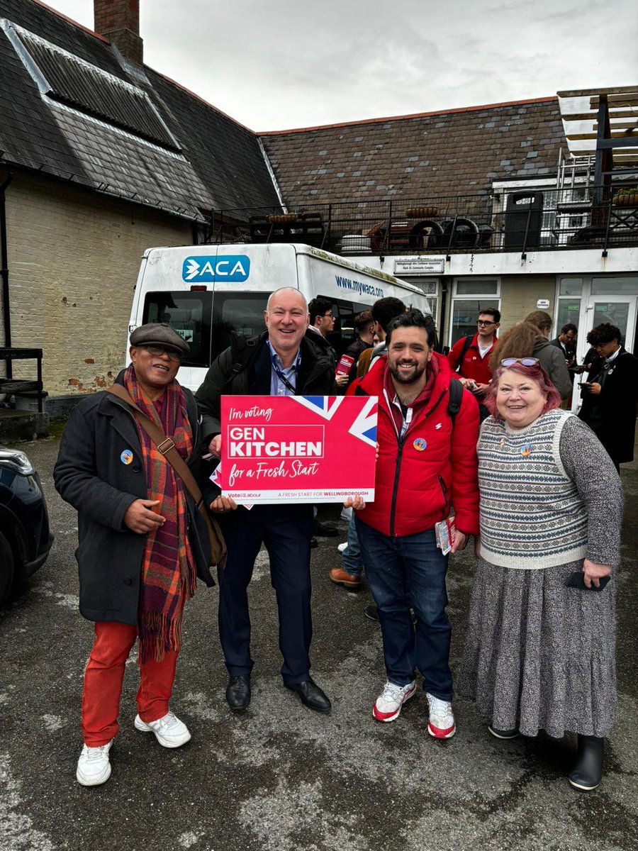 Jim Dickson MP for Dartford (@jim4dartford) on Twitter photo Brilliant to be out helping our great <a href="/UKLabour/">The Labour Party</a> candidate @Gvkitchen get out all the votes we can today in Wellingborough with <a href="/CllrAnyanwu/">Donatus</a> <a href="/fredacowell/">Frederick Cowell</a> <a href="/AnnieGallop/">Annie Gallop</a> - going to be close! #Wellingborough #labourdoorstep Brilliant to be out helping our great <a href="/UKLabour/">The Labour Party</a> candidate @Gvkitchen get out all the votes we can today in Wellingborough with <a href="/CllrAnyanwu/">Donatus</a> <a href="/fredacowell/">Frederick Cowell</a> <a href="/AnnieGallop/">Annie Gallop</a> - going to be close! #Wellingborough #labourdoorstep