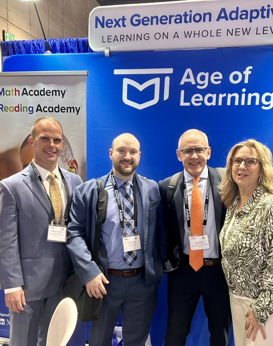 #WVASA superintendents representing the great state of West Virginia at #nce2024. #hereforthekids #ageoflearning #edtechinnovation