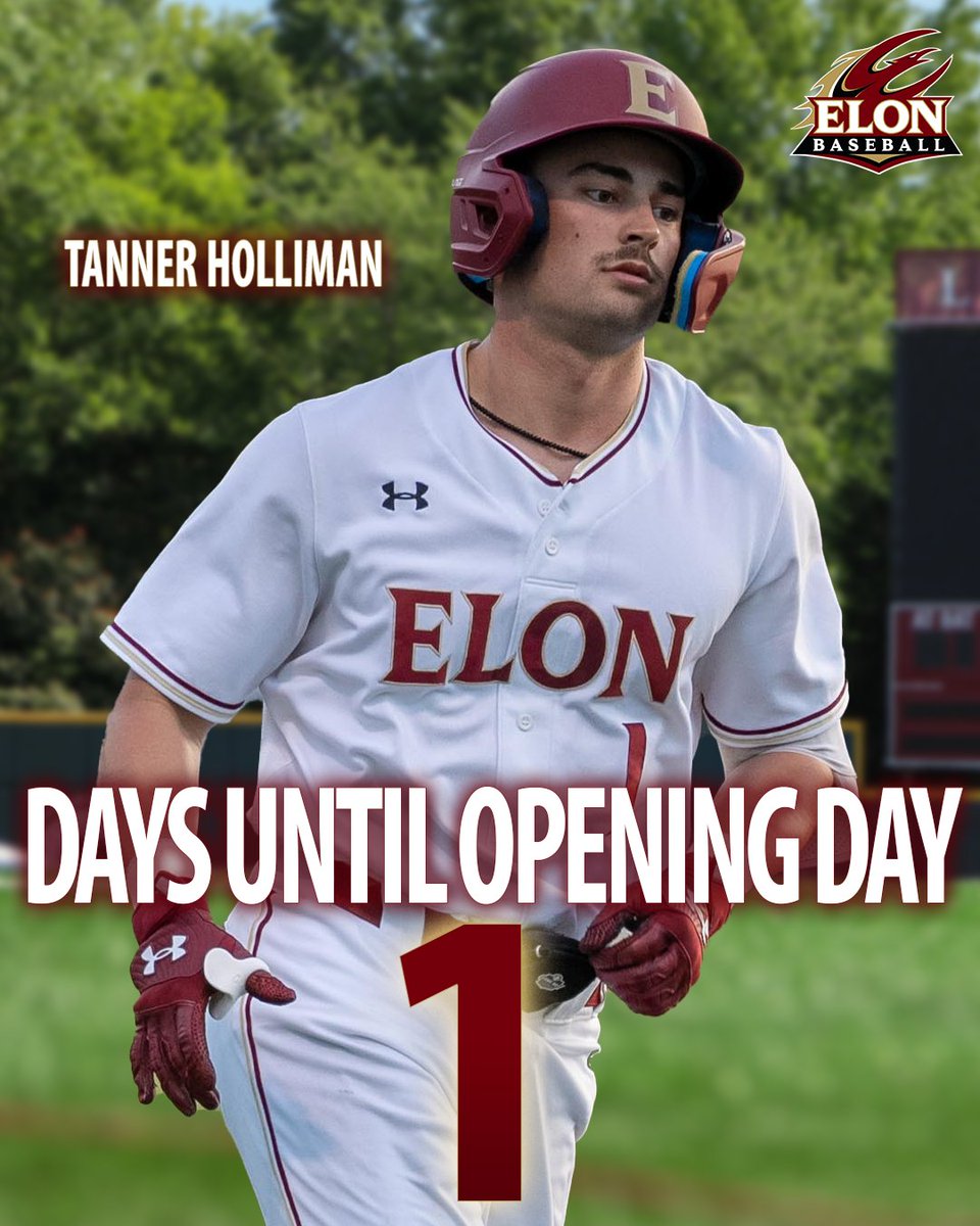 Today is better than Christmas eve because we have ELON BASEBALL TOMORROW!

#PhoenixRising | #GoldStandard