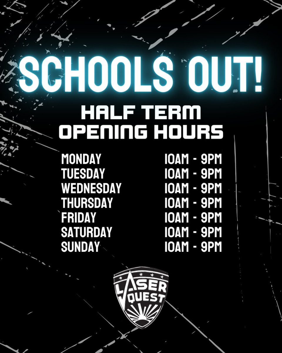 Ready to break free from school? Say goodbye to boredom and hello to a thrilling School Holiday adventure at Laser Quest!

Get in on the zaptastic fun and book your spot today!

✨ Link in bio. ✨ 

#schoolsout #schoolholiday #laserquest #lasertag #familyfun