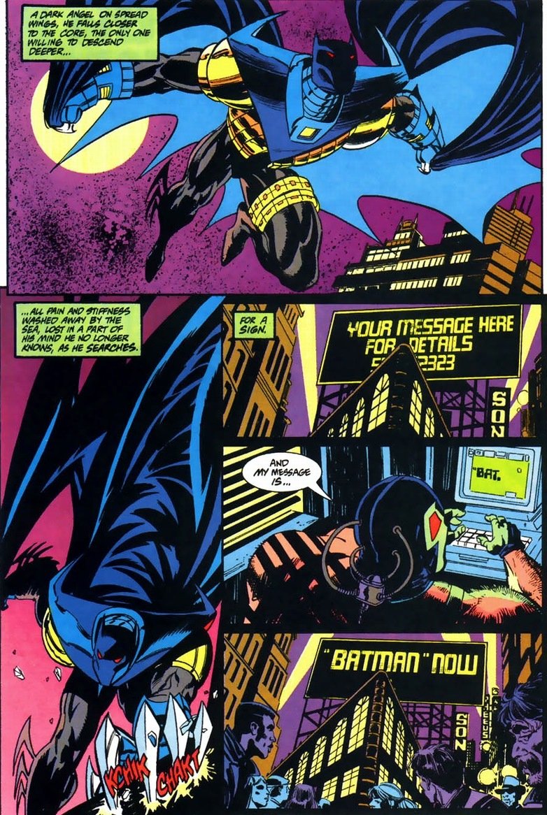 The Azrael Batman from Knightfall was such a cool design! #Batman # ...