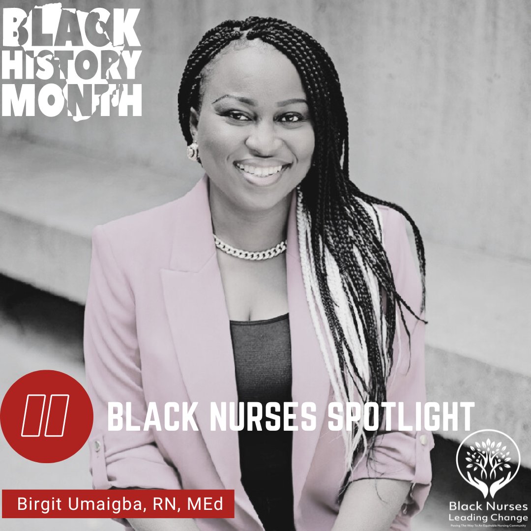 Birgit, an award-winning RN, highly developed Clinical Nurse Educator, experienced ICU/ER nurse, Public Speaker, Health Equity Advocate &amp; Mentor.

Awarded top 100 accomplished Canadian Black Women 2023 &amp; Canada’s top 100 Black Women to watch in 2025!
<a href="/birgitomo/">Birgit Umaigba-Omoruyi</a> #BlackHistoryMonth