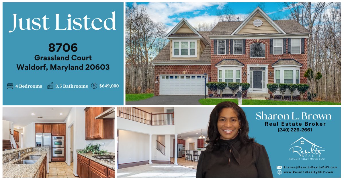 Call me today on 📲 (240) 226-2661 for a private showing.
--------
Connect With Us!

Facebook - facebook.com/ResultsRealtyD…
YouTube - bit.ly/2oA70K5
Instagram - instagram.com/ResultsRealtyD…

#JustListed #SharonLBrown #ResultsRealty #ResultsThatMoveYou