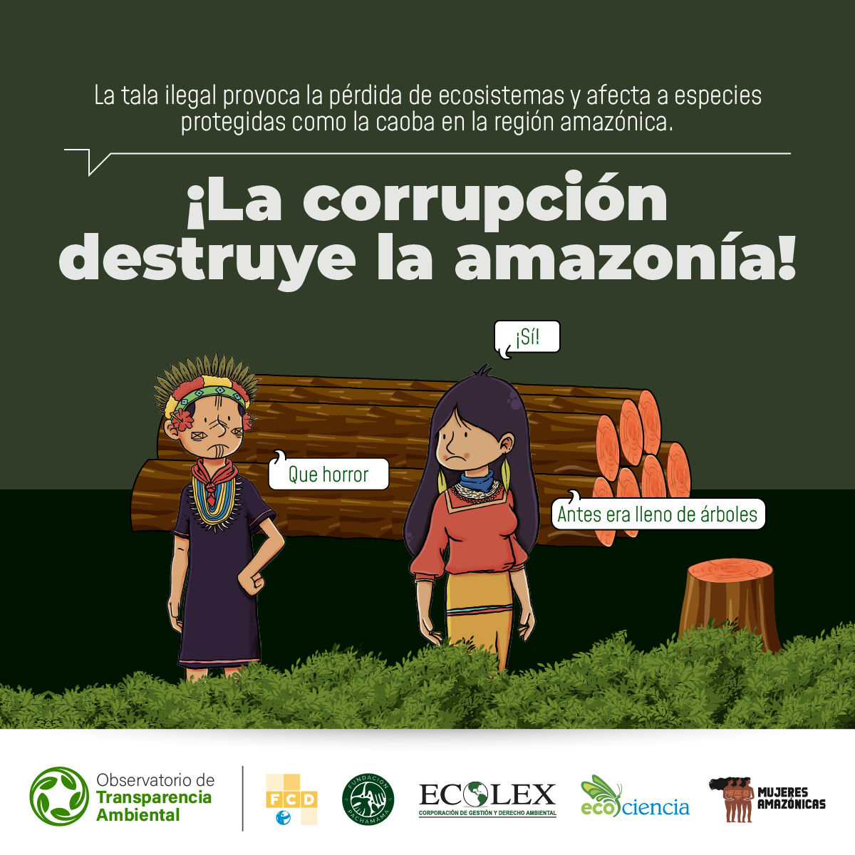 🤔¿La #corrupción tiene algún vinculo con el rápido avance de la #deforestación en la #Amazonía? Sí y más grande de lo que crees. Descúbrelo ⬇️ #AmazoníaSinCorrupción #AmazôniaSemCorrupção