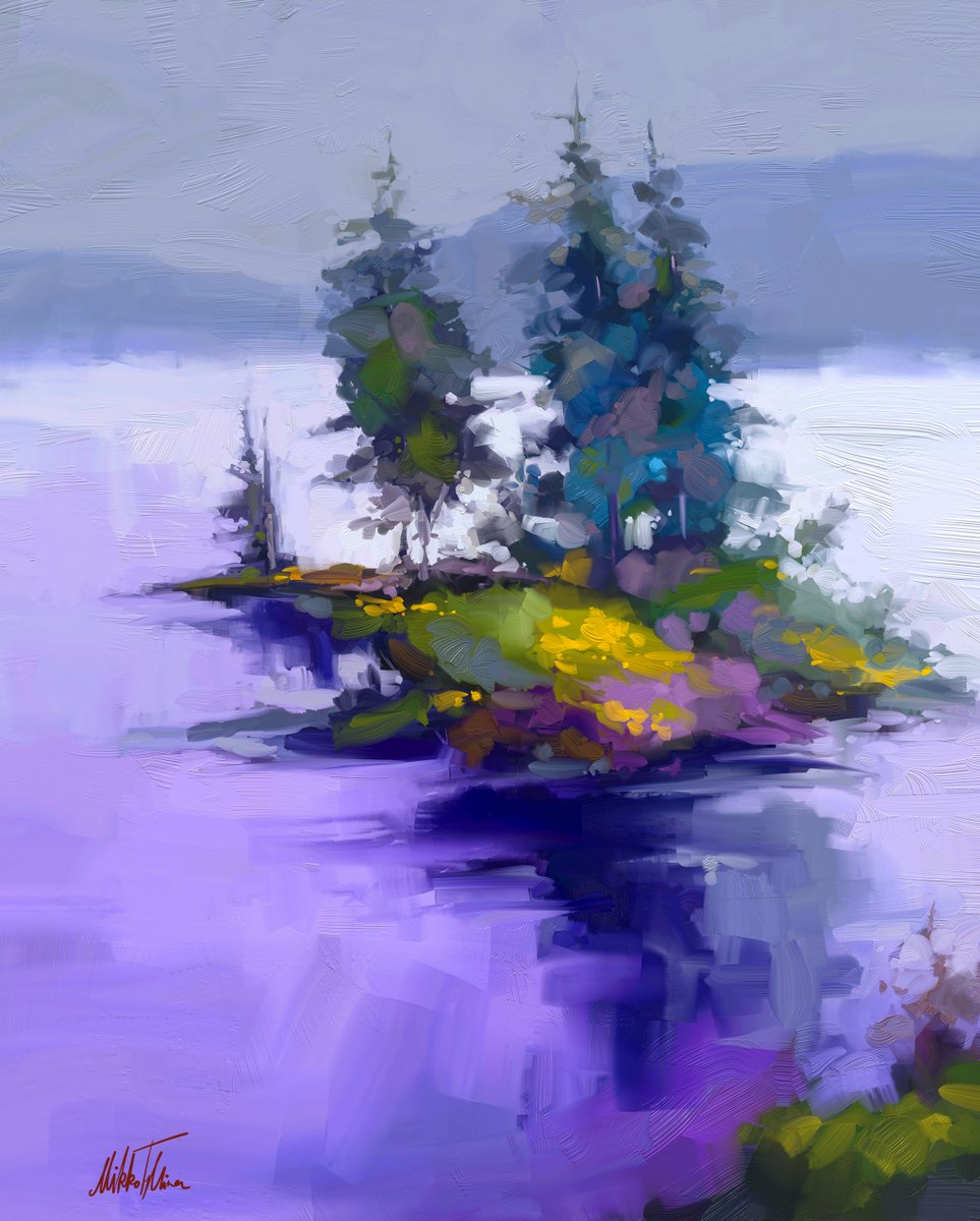 ~ Foggy evening ~
Digital oil painting

#painting #artwork #landscapepainting #ArtistOnTwitter #artrage