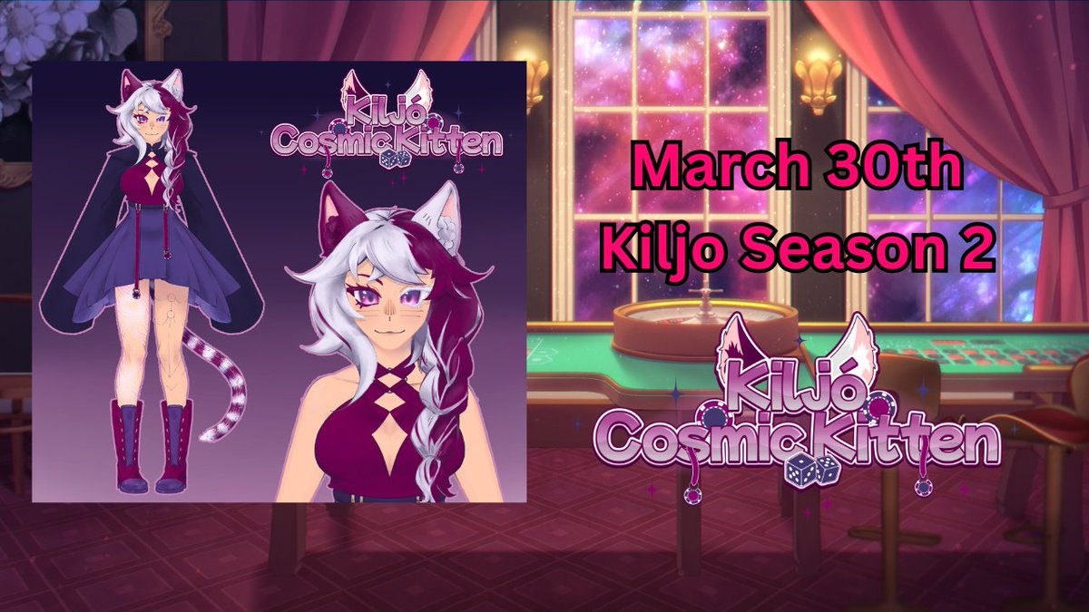 My Season 2 debut will happen on March 30th. 

My final stream using my current Model will be on March 3rd. After which I will take a hiatus to make preparations.

More details to be announced later.

#VtuberEN #VtuberUprisings #KiljoSeason2 #AvalonEN #VTubersAreStillWatching