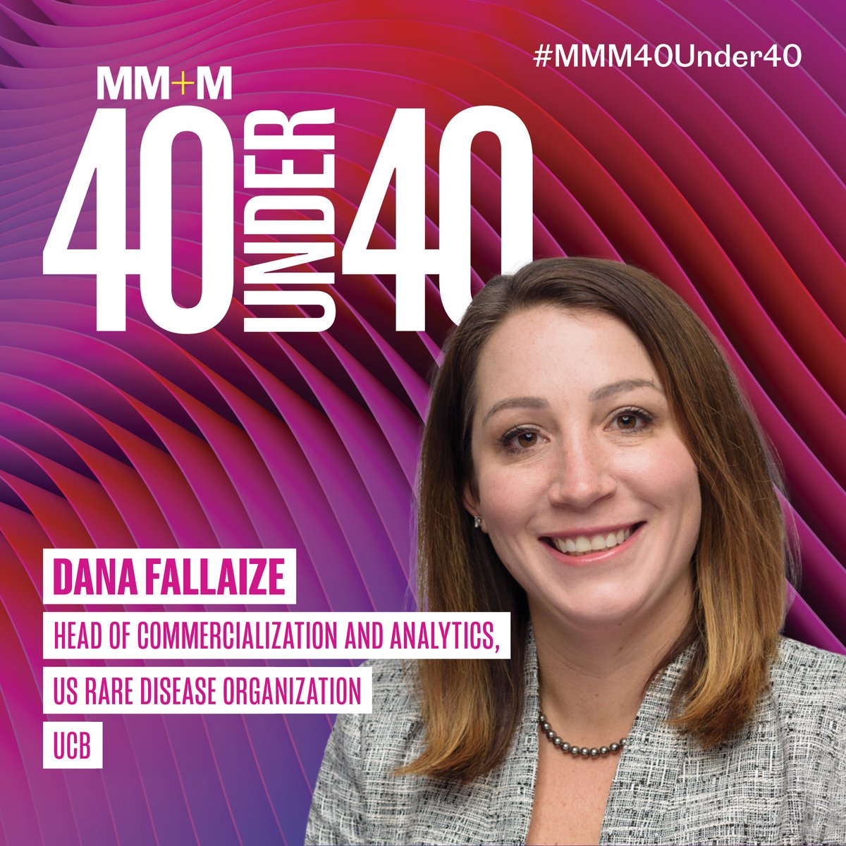 UCBUSA's tweet image. Congratulations to UCB’s Dana Fallaize and Grace Rodriguez for being named @MMMnews's 40 under 40. #TeamUCB is proud to celebrate you as you are recognized tonight in New York City.