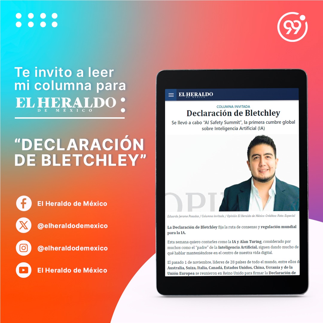 99degrees_co's tweet photo. ¿Sabes qué es la 'Declaración de Bletchley' y por qué todos hablan de ella? @EJerome12 tiene las respuestas. 
Lee su columna aquí 👉 https://t.co/rKikGVdsGR https://t.co/0rQo2pcBXu