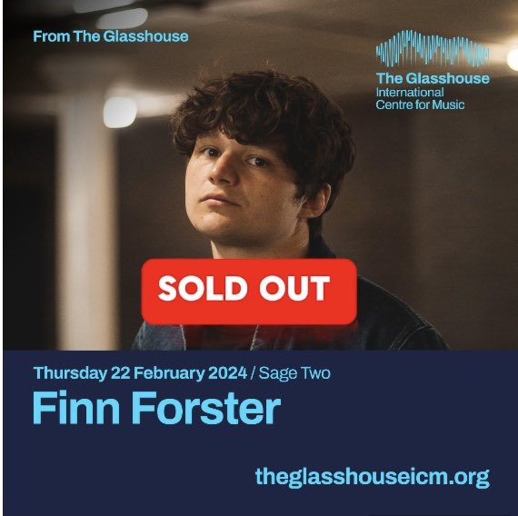 It’s hard enough to shift tickets early on as an independent artist. So buzzing with this in Gateshead. Over 300 of you on Thursday night. Thanks to everyone for grabbing tickets. See you down there ❤️ @glasshouseicm 22/02