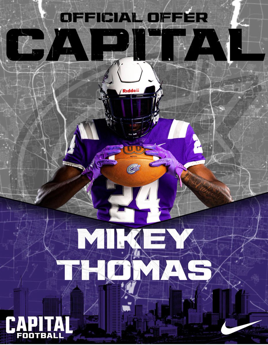 #AGTG After a great conversation with <a href="/AdamParsons1996/">AdamParsons</a> I’m blessed to receive a offer from Capital University <a href="/CoachDillard5/">Myron Dillard</a> <a href="/PinellasHSMedia/">Pinellas Highschool Media Group</a> <a href="/CoachGreen_3/">Green Zone preps Recruiting inc.</a>