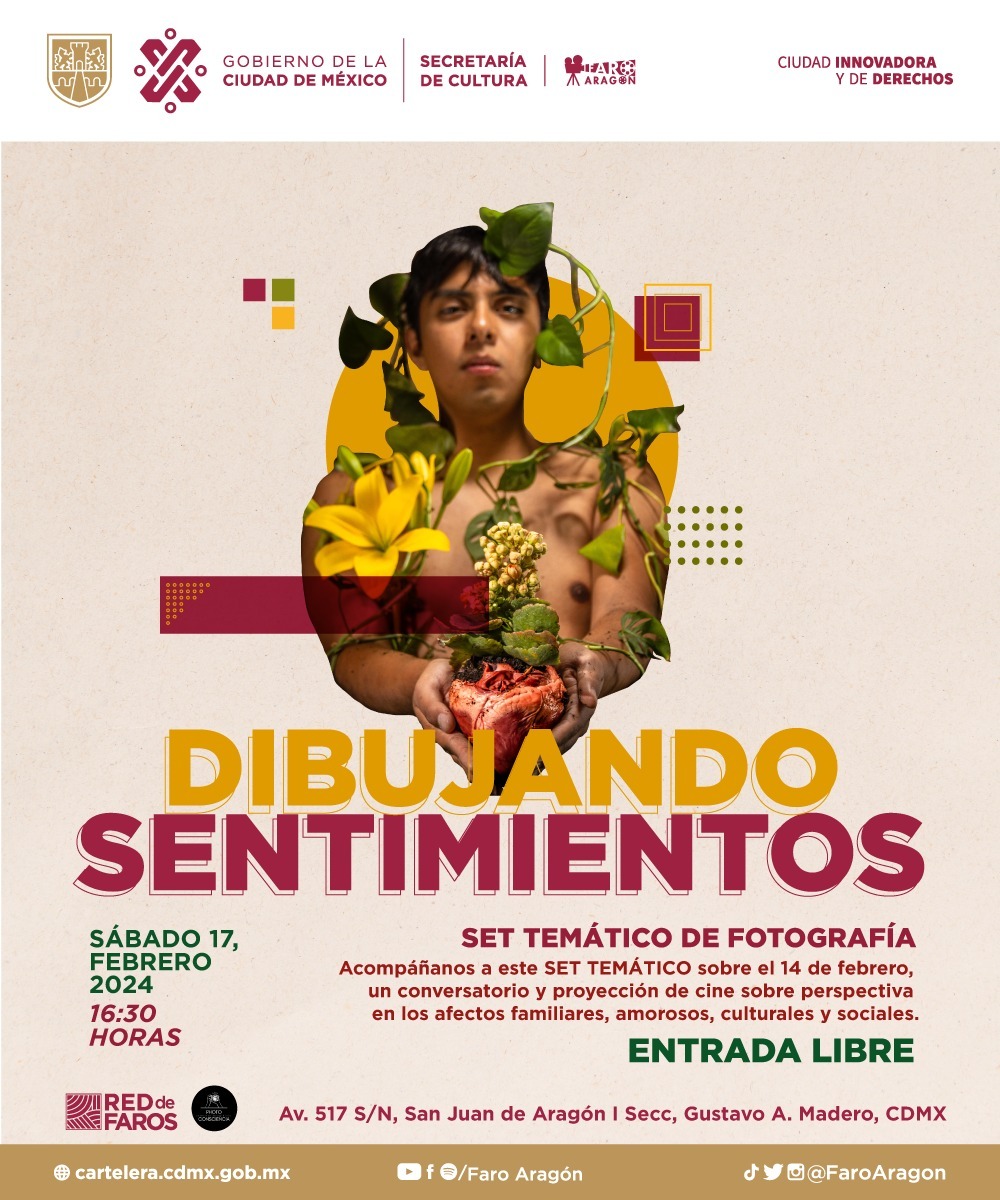 CulturaCiudadMx's tweet photo. Se realizará un evento en la @FaroAragon con diferentes actividades, como un set temático fotográfico, conversatorios y proyección de cine con diferentes perspectivas sociales y culturales. 

Sábado 17 de febrero| 16:30 horas | #EntradaLibre

Para más información de esta actividad consulta la #CarteleraCdMx: https://t.co/Ssd2k1OcpN