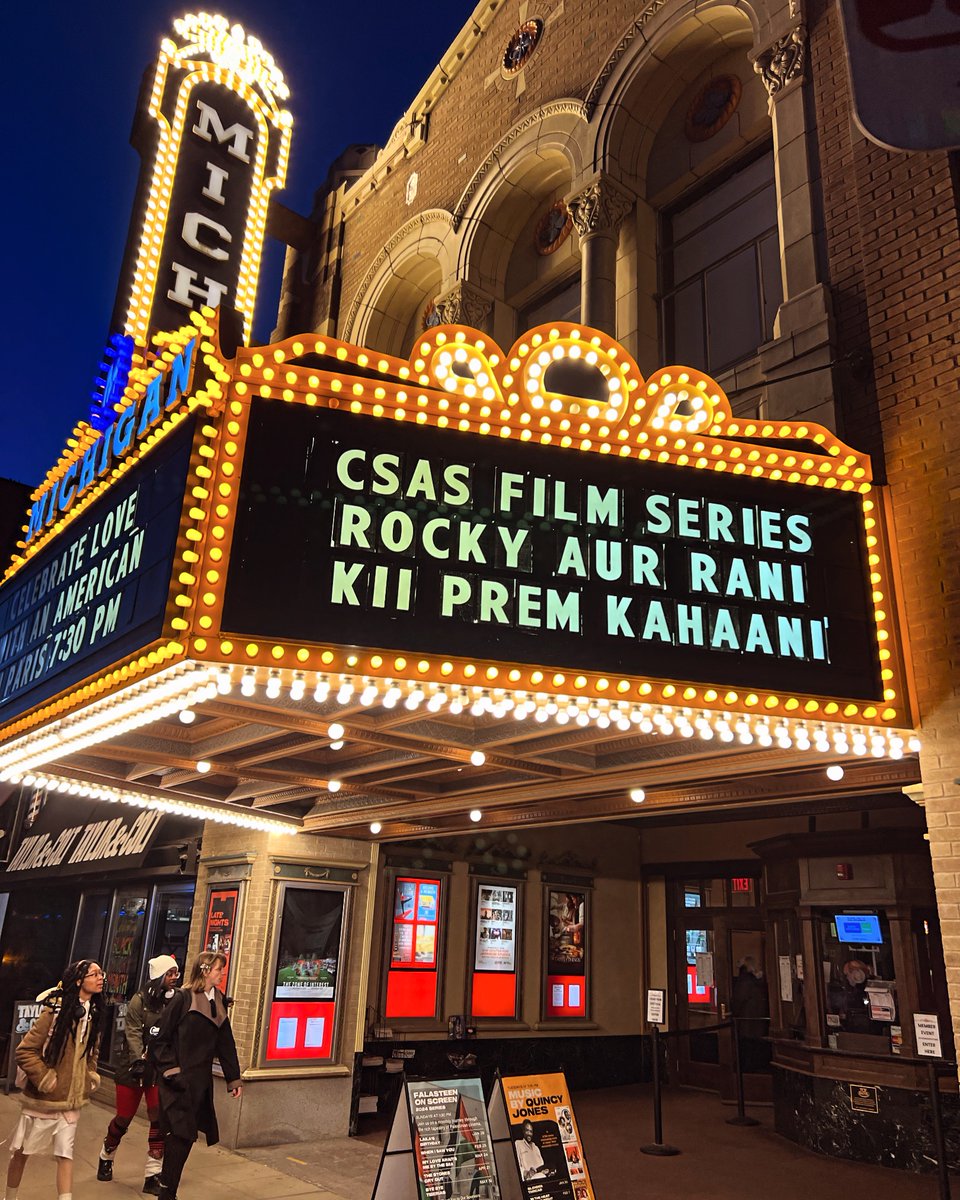 Thanks to all who came out to the .@umCSAS SOUTH ASIAN FILM SERIES Valentine’s Day screening!