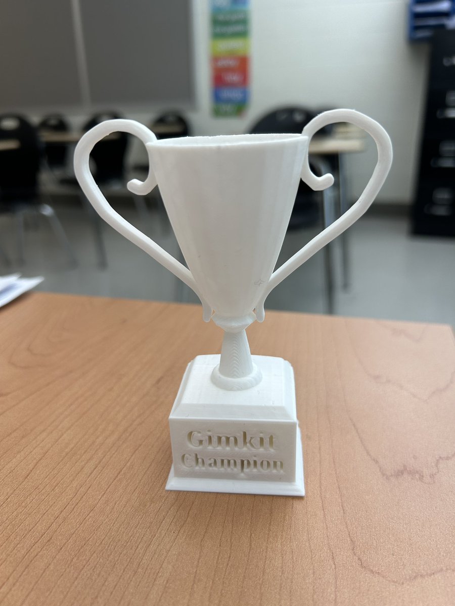 senoraslais's tweet photo. @gimkit Look at what a Spanish student made from 3D for our class Gimkit campeón! #gimkit https://t.co/YapkUVM82G