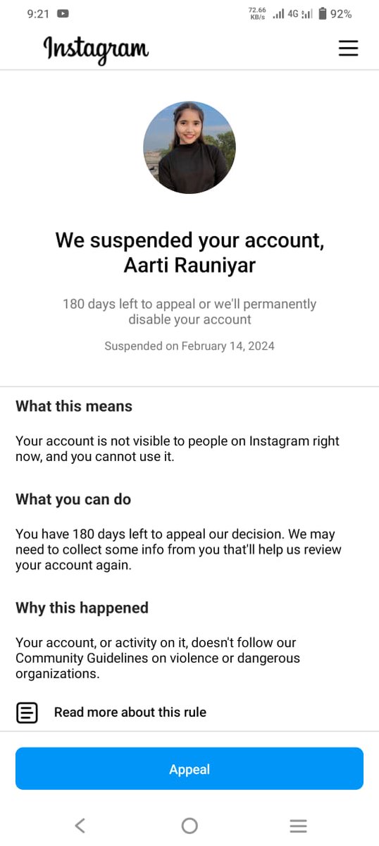 iaartirauniyar's tweet photo. Dear @instagram Team, 
I had Community guidelines on  violence or dangerous organisation. know Community guidelines Terms and Conditions. I have review this video, and in this video i have explain that how can we Funny and Education purchase 
URL https://t.co/464HYEj16E https://t.co/0EpZnKHPPh