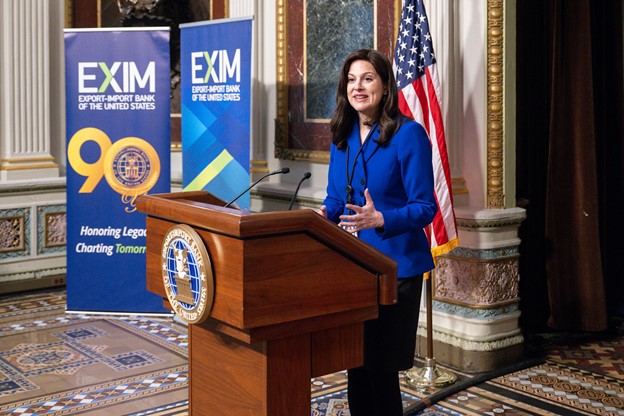 EXIM has played a pivotal role in supporting US exporters & jobs for 90 years. Honored to celebrate at the @WhiteHouse w/ former EXIM Chairs, my fellow Board, @SiemensUS_CEO & govt officials @USTradeRep @AmbassadorTai, @DepSecGraves, @GPatState, @SuzanneUSCC & Anne Neuberger.