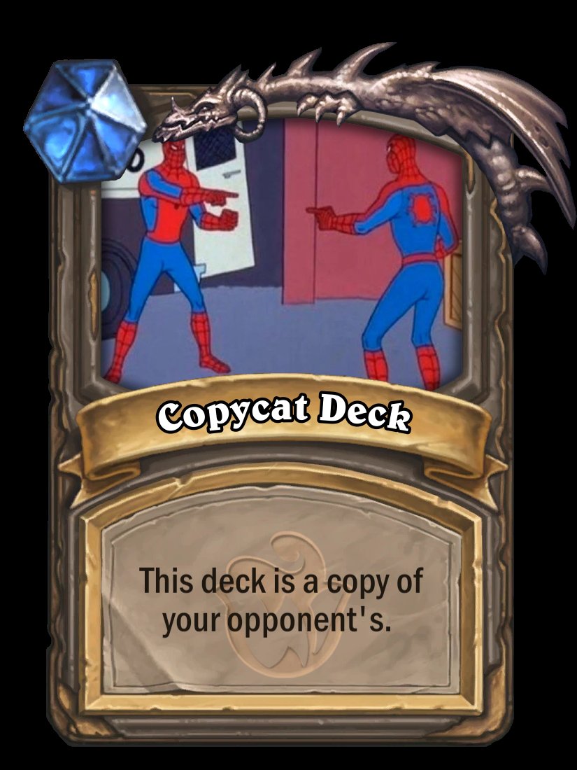 ZeddyHS's tweet photo. They messed up the artwork on Whizbang's Copycat Deck. This is the intended version. https://t.co/TuAfNREdVf