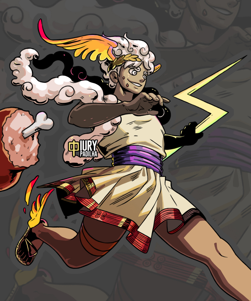 iurypadilha_art's tweet photo. Luffy Hermes from my One Piece x Hades crossover series. https://t.co/10gmYM1MhN