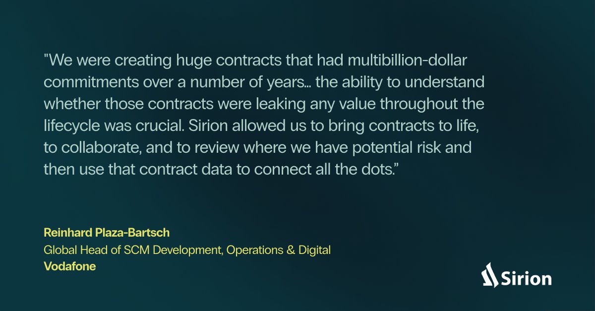 Contract data is vital to your business. You need insights from your contracts at EVERY stage of the contract lifecycle for...

👩🏻‍⚖️ legal compliance
🔍 #riskmanagement
🌐 #strategicplanning
🌟 negotiating better deals
⚙️ overall #operationalefficiency

It's what connects the dots!
