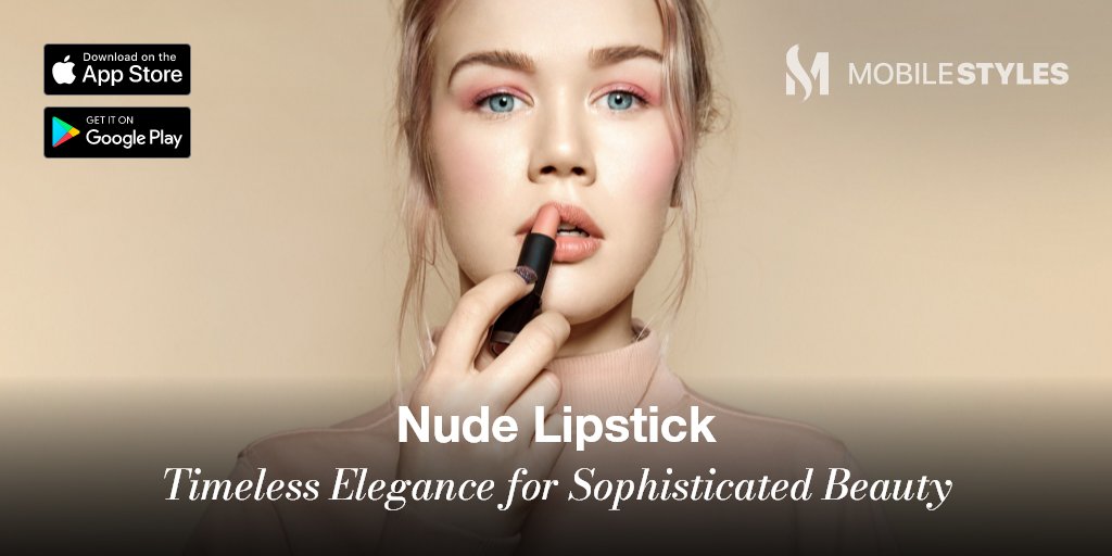 mobilestylesapp's tweet photo. As everyone knows, discovering the ideal shade of lipstick is comparable to discovering the holy grail of cosmetics.
Additionally, your secret weapon for accomplishing a natural, carefree look is nude lipstick.
#mobilestyles #mobilestylesapp #lipstick #lipstickshade https://t.co/aJtQyCPsBl
