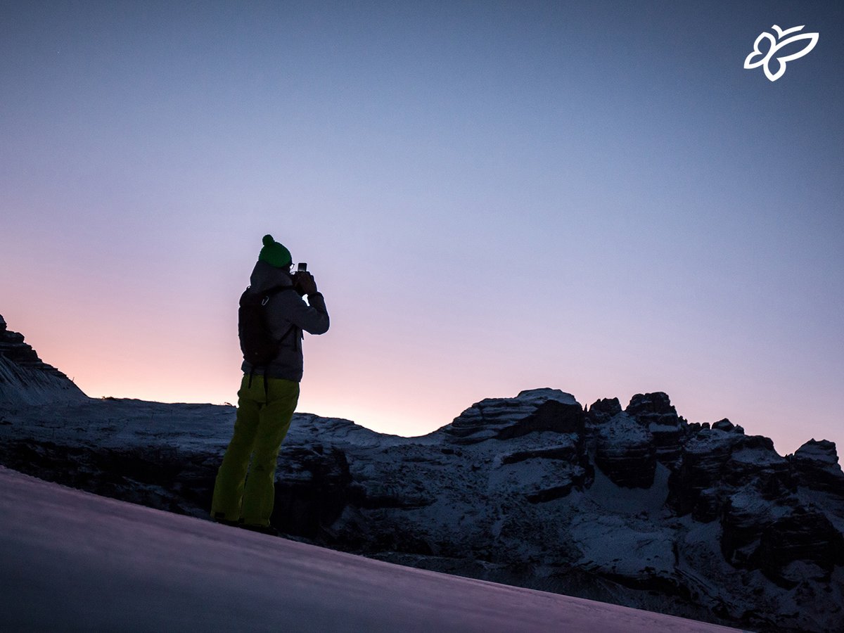 Trentino Ski Sunrise continues! 🌄 Discover the latest dates and locations here! ➡️ tinyurl.com/Ski-Sunrise-20… [📍 @campiglioapt |📷 T. Prugnola] #visittrentino #trentinowow #winterintrentino