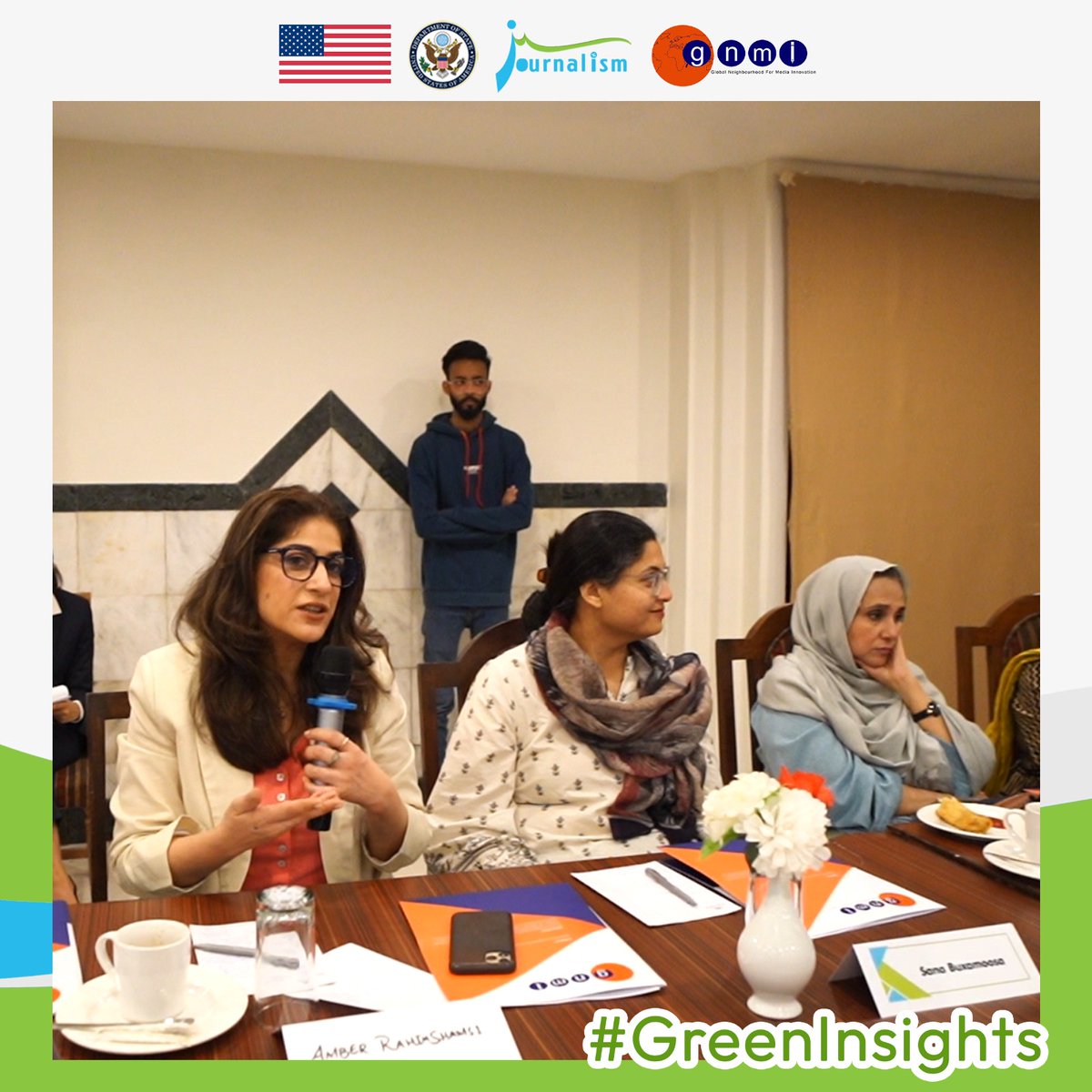 GnmIonline's tweet photo. Climate Change is Serious! 🌍

Here we begin to transform the media landscape for enhanced and credible reporting on climate issues. The environment think-tank sat together to identify the gaps and support in our endeavor to tap them. ☘️

#SabzJournalism #GNMI #reporting #climatechange