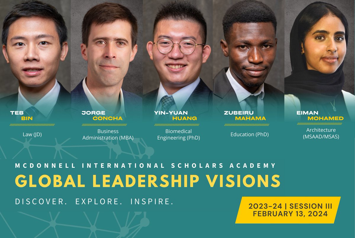 Informative and thought-provoking presentations from our 2nd-year #McDonnellScholar!! It is inspiring to see these emerging leaders engaging in meaningful conversations and seeking solutions to complex challenges facing our world. Congratulations to all for their excellent work👏