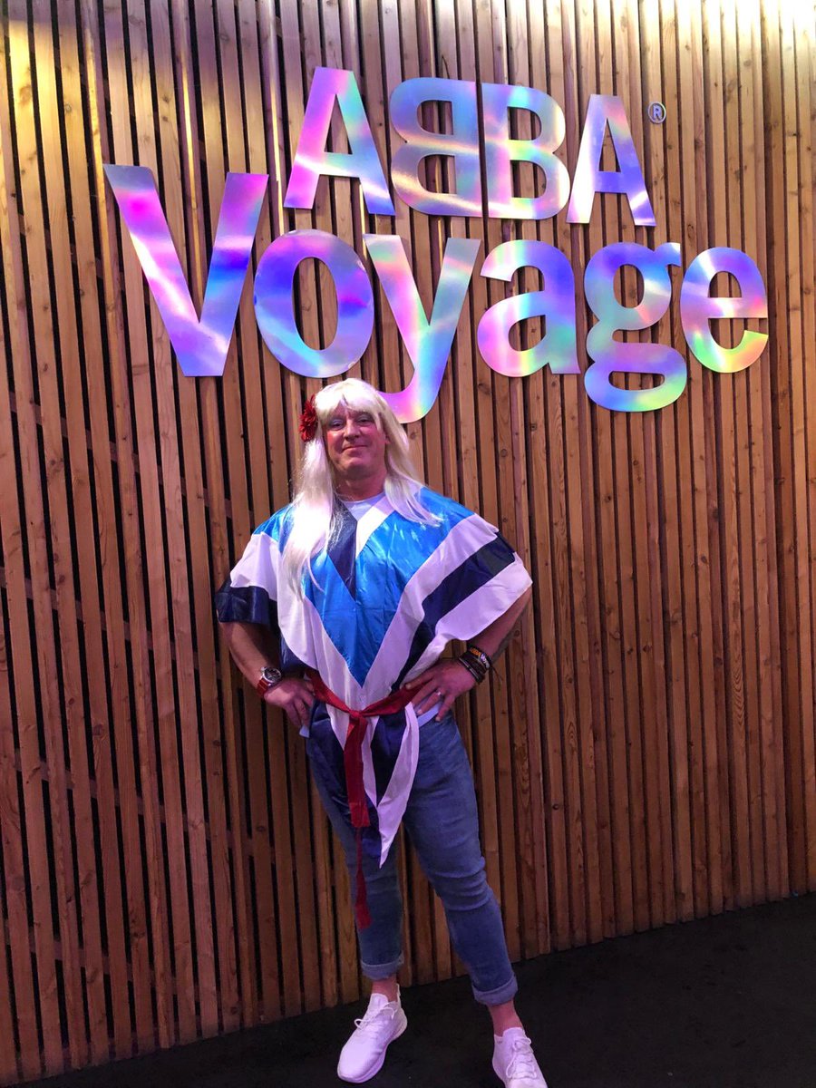 Loved abba voyage in London totally amazing , and I even dressed up as <a href="/agnethaofficial/">agnethaofficial</a>  so many loved the outfit 🤣🤣🤣