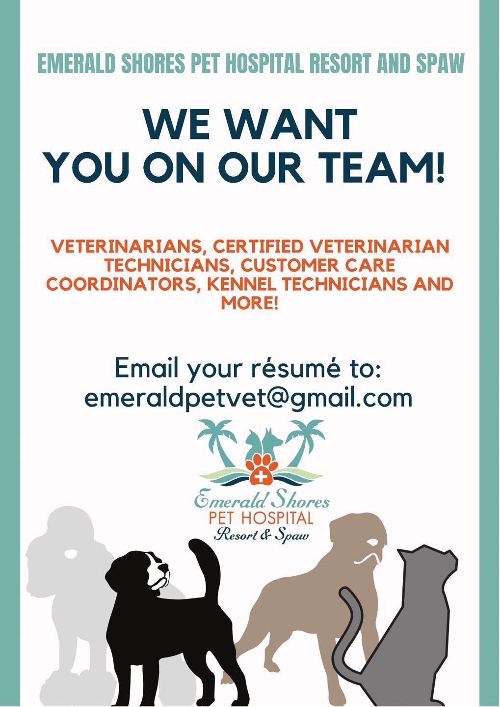 Emerald shores sale pet hospital